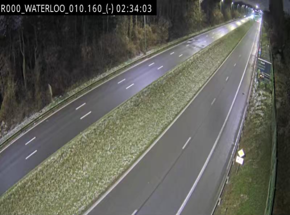 Webcam autoroute Belgique - Waterloo - R0 (ring de Bruxelles) - BK 12.3