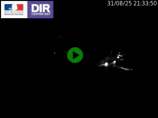 Caméra trafic à Meylan sur la Rocade-Sud de Grenoble en direction d'Aix-en-Provence