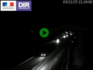 Caméra trafic à Meylan sur la Rocade-Sud de Grenoble en direction d'Aix-en-Provence