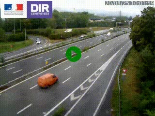 Caméra routière à hauteur de la sortie 15 Chambéry-centre au PK 4,103 en direction d'Albertville