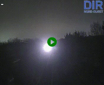 Webcam sur le périphérique de Caen (N814) à l'est de la ville, à Mondeville hauteur de la sortie 2, Presqu'île-Rives de l'Orne, au bout de l'autoroute A13