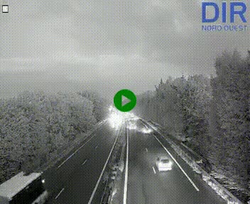 Webcam sur le périphérique de Caen (N814) à l'est de la ville, à Mondeville hauteur de la sortie 2, Presqu'île-Rives de l'Orne, au bout de l'autoroute A13