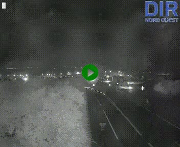 Webcam au début de l'A84 sur le périphérique Ouest de Caen (N814) à hauteur de la sortie 9, Porte de Bretagne
