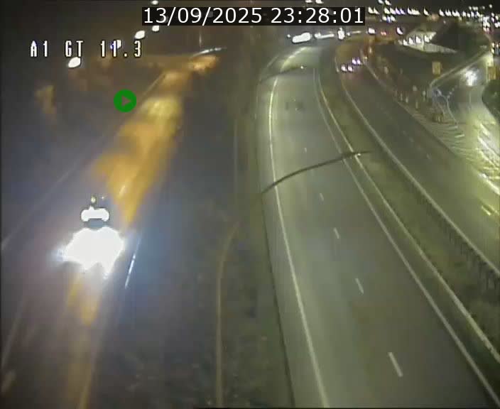 Traffic live webcam Luxembourg Senningerberg - A1 direction Allemagne - BK 11.3