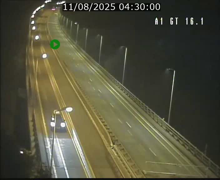 Traffic live webcam Luxembourg Niederanven - A1 direction Allemagne - BK 16.1