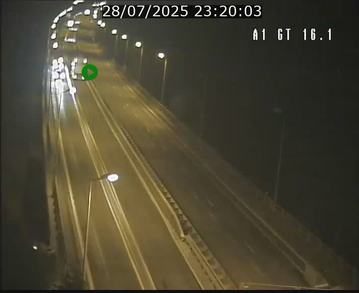 Traffic live webcam Luxembourg Niederanven - A1 direction Allemagne - BK 16.1