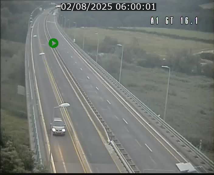 Traffic live webcam Luxembourg Niederanven - A1 direction Allemagne - BK 16.1