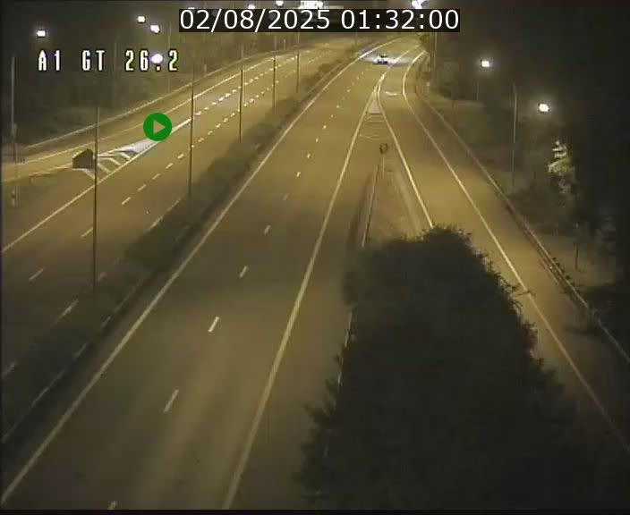 Traffic live webcam Luxembourg Grevenmacher - A1 direction Allemagne - BK 26.2
