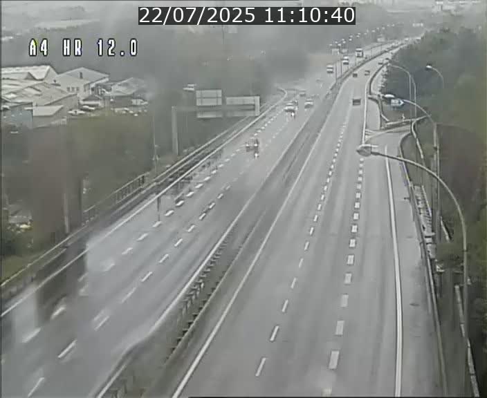 Traffic live webcam Luxembourg Jonction Foetz - A4 - BK 12.0 - direction Esch sur Alzette