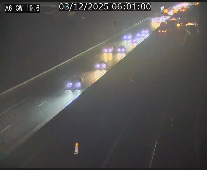 Traffic live webcam Luxembourg - Steinfort - A6 - BK 19.6 - direction Belgique