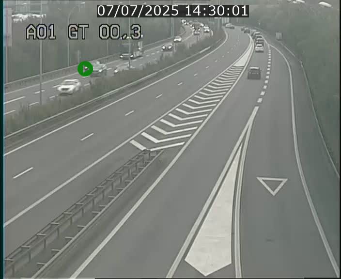 Traffic live webcam Luxembourg Croix de Gasperich - A1 direction Kirchberg - BK 0.3