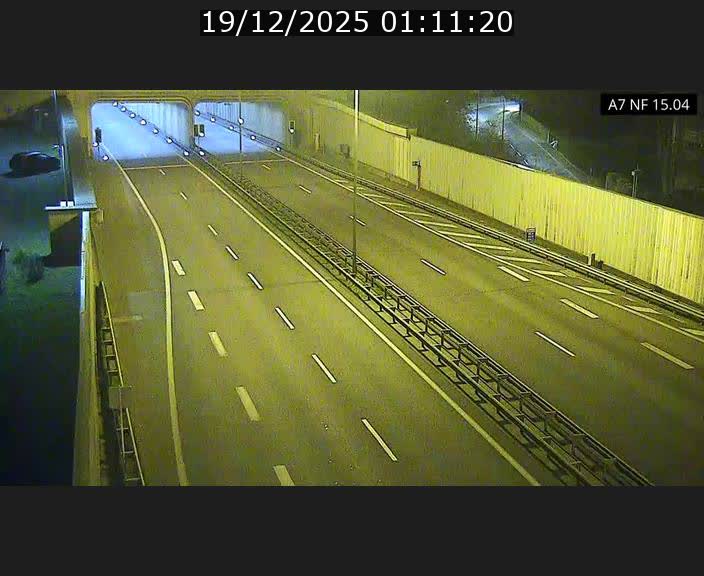 Caméra trafic Luxembourg - A7, Tunnel Mersch, entrée sud, direction Ettelbruck