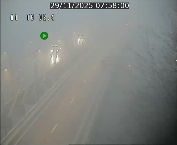 Traffic live webcam Luxembourg Sandweiler - A1 direction Luxembourg-ville - BK 2.4