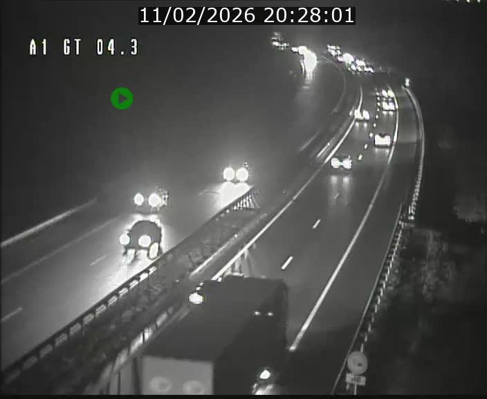Traffic live webcam Luxembourg Itzig - A1 direction Sandweiler - BK 4.3
