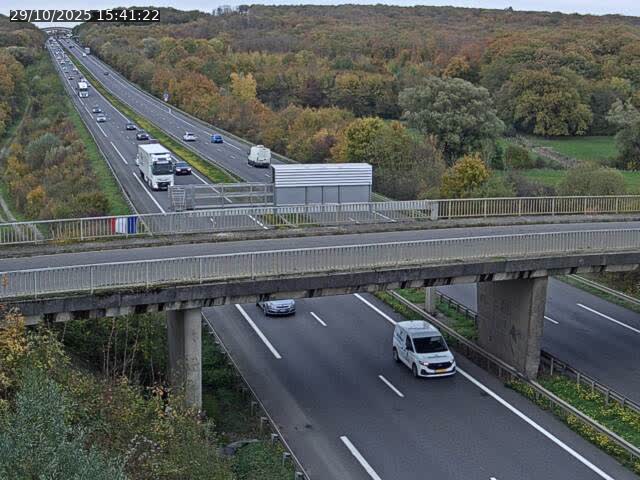 Caméra autoroute France - A31, Zoufftgen direction Luxembourg-ville, à la frontière entre la France et le Luxembourg