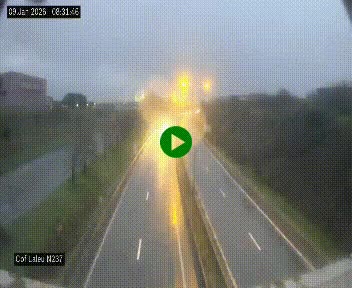 Webcam située à la Rochelle, à la fin de la N237 avant l'accès au péage du Pont de l'Île-de-Ré