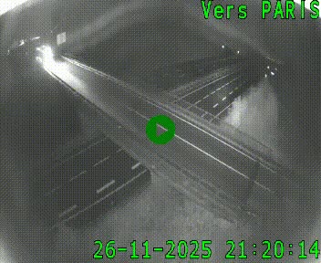 Clone of Caméra routière sur l'autoroute A20 au nord de Limoges, à la jonction avec la N520. Vue orientée vers Paris