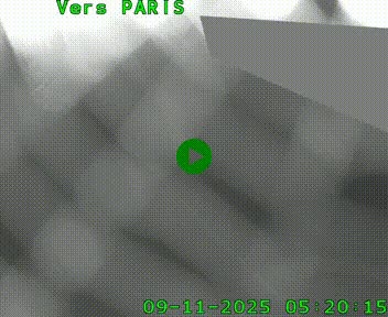 Caméra routière sur l'autoroute A20 à Saint-Pardoux-l'Ortigier, à la jonction avec l'A89. Vue orientée vers Paris