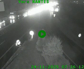 Webcam N147 au nord de Poitiers et à la jonction avec la A10