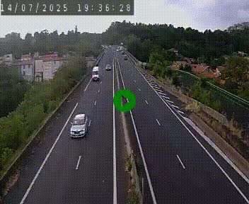 Caméra autoroute A75 à hauteur de Coudes, en direction de Clermont-Ferrand