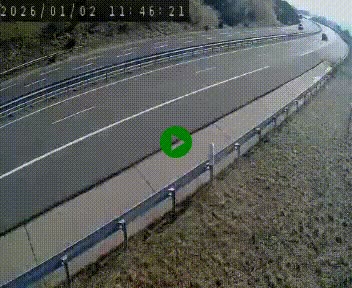 Caméra autoroutière France - A75, Engayresque, entre Millau et Séverac-le-Chateau, en direction de Montpellier