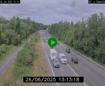Webcam sur le périphérique de Nantes (N844) à hauteur de Porte de la Chapelle, au nord de la ville