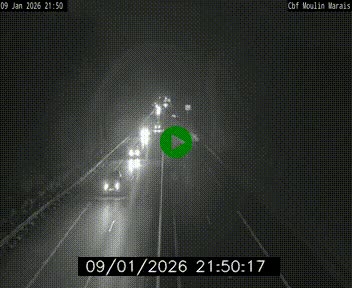 Webcam sur le périphérique de Nantes (N844) entre la Porte de Saint-Luce et la Porte d'Anjou, à l'est de la ville