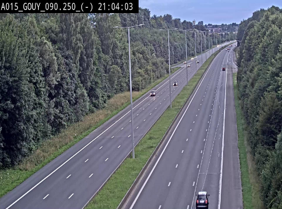 Webcam autoroute Belgique - Gouy-lez-piéton - E42 - BK 90.3