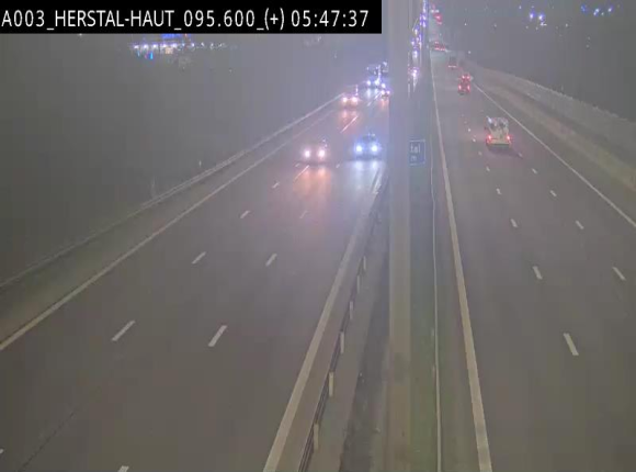 Webcam autoroute Belgique - Herstal - E40 direction Aix-la-Chapelle - BK 97