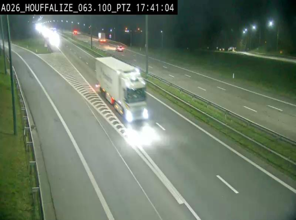 Caméra autoroute Belgique - Houffalize, E25 direction Liège