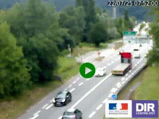 Webcam info trafic à proximité de Vizille sur la N85, au niveau du point de vue du Saut du Moine à Champagnier