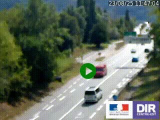 Webcam info trafic à proximité de Vizille sur la N85, au niveau du point de vue du Saut du Moine à Champagnier