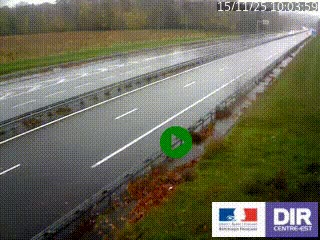 Webcam autoroute sur l'A77 à hauteur de Pouilly-sur-Loire en direction de Nevers