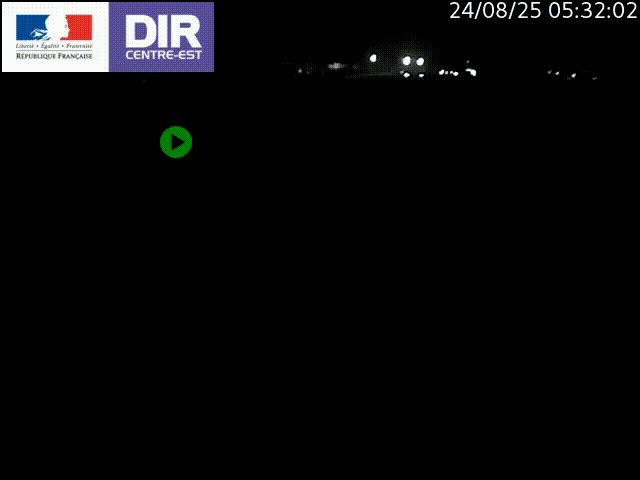 Webcam sur le contournement de Valence, sur la Nationale 7, caméra orientée vers Lyon