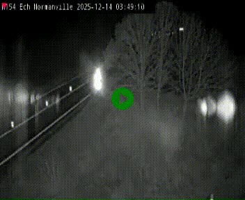 Webcam à hauteur du Leclerc Normanville sur la N154. Vue orientée vers Rouen