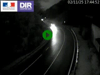 Caméra trafic sur la N90 à Bourg-Saint-Maurice, en provenance d'Aoste et en direction d'Albertville