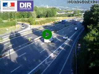 Caméra routière à hauteur de la sortie 15 Chambéry-centre au PK 4,103 en direction d'Albertville