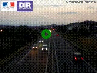 Caméra autoroute à Saint-Etienne (Les Littes) à hauteur du Ikea Saint-Etienne sur l'A72 en direction de Roanne