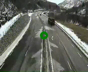 Webcam Porté-Puymorens sur N320, en direction de Pas de la Casa (Andorre)