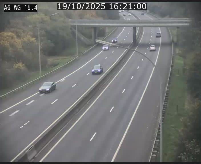 Traffic live webcam Luxembourg Capellen - A6 - BK 15.4 - direction Luxembourg/France/Allemagne