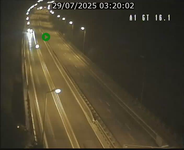 Traffic live webcam Luxembourg Niederanven - A1 direction Allemagne - BK 16.1