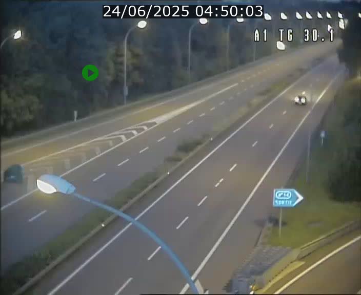 Traffic live webcam Luxembourg Grevenmacher - A1 direction Luxembourg - BK 30.1