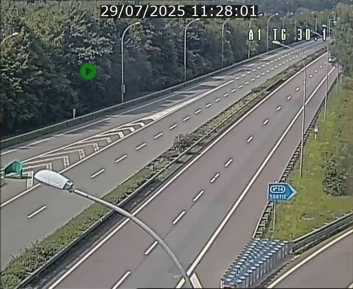 Traffic live webcam Luxembourg Grevenmacher - A1 direction Luxembourg - BK 30.1