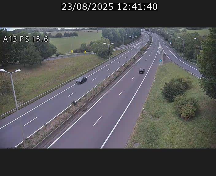 Traffic live webcam Luxembourg Kayl - A13 direction Dudelange - BK 15.6