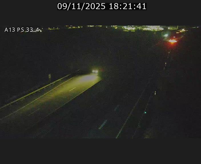 Webcam trafic sur A13 à hauteur de Mondorf-les-Bains en direction d'Altwies