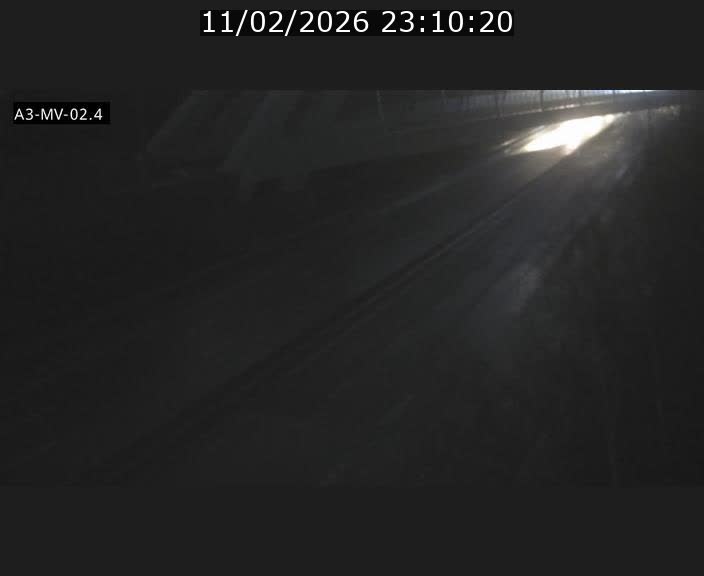 Webcam autoroute de la France (A3) au Luxembourg à Fentange, à proximité de la Croix de Gasperich. Vue orientée vers la Cloche d'Or