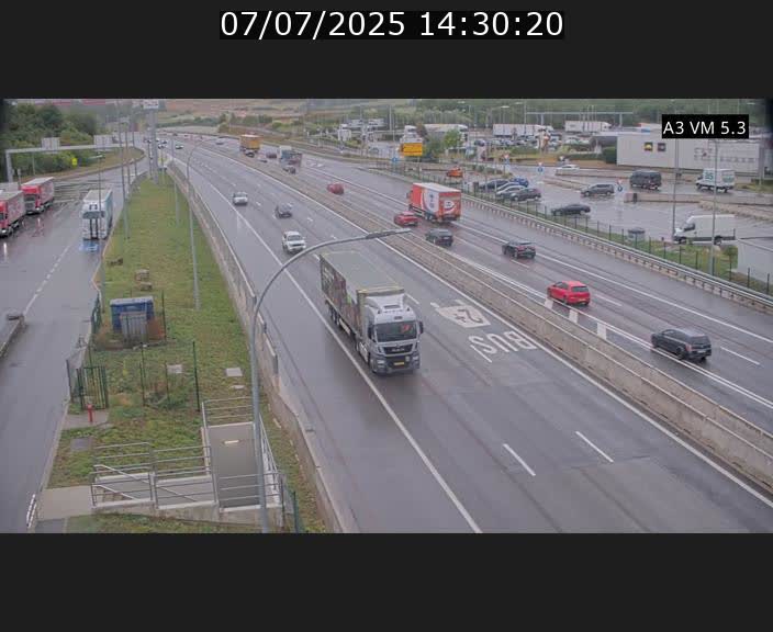 Traffic live webcam Luxembourg Aire de Berchem - A3 - BK 5 - direction France