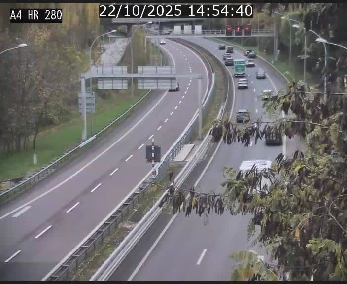 Webcam traffic A4 Luxembourg - BK 0.2 - P+R Bouillon (direction Luxembourg)