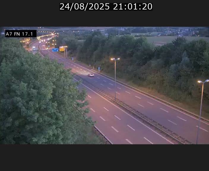 Caméra trafic Luxembourg - A7, Merscherbierg direction Mersch