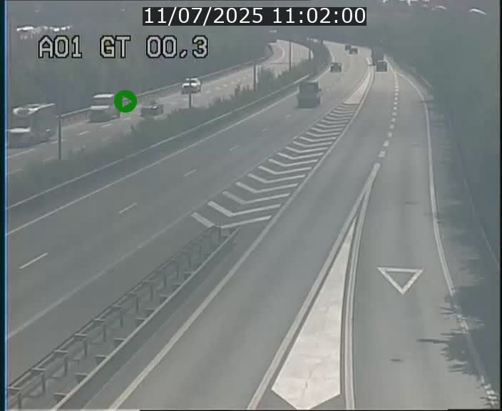 Traffic live webcam Luxembourg Croix de Gasperich - A1 direction Kirchberg - BK 0.3